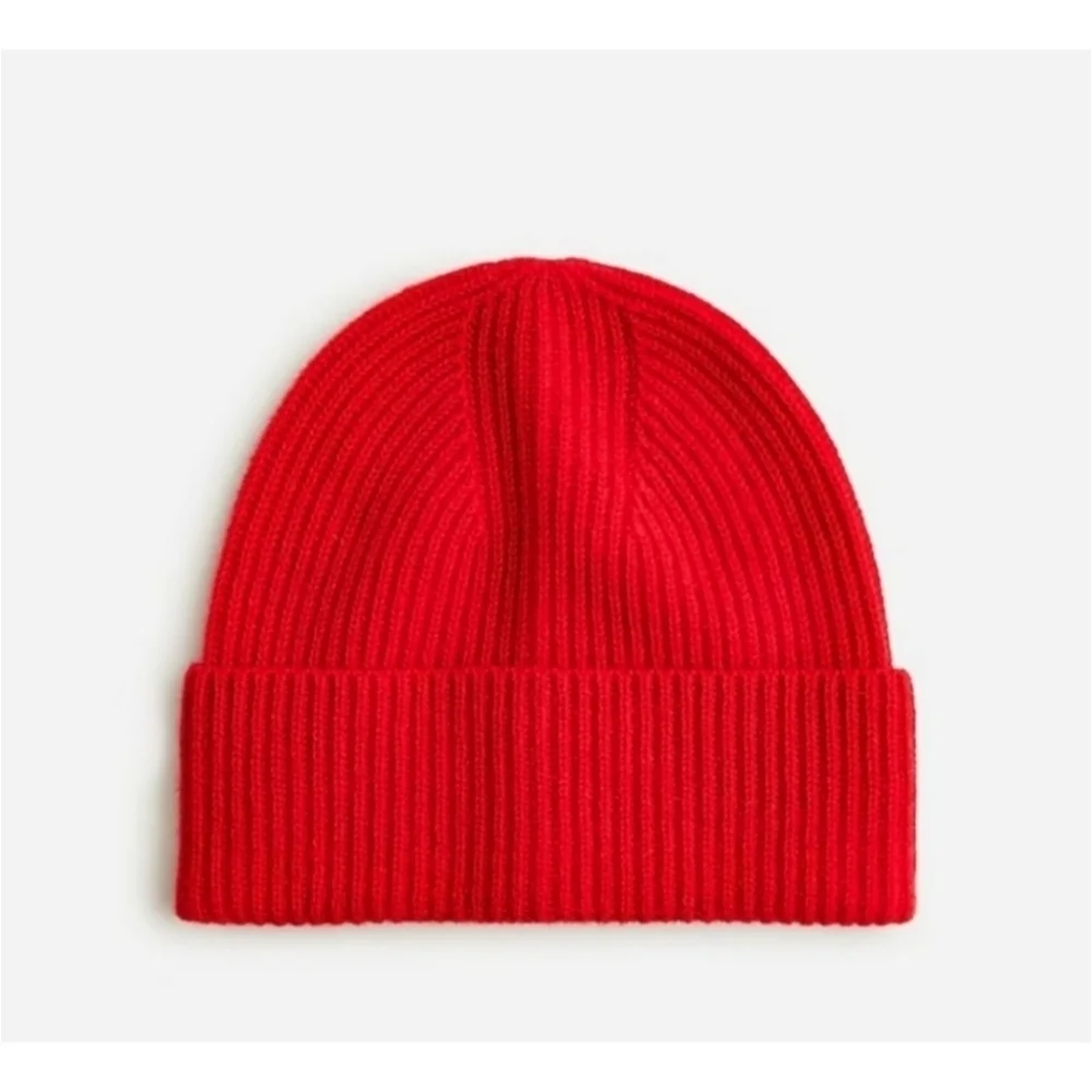J. Crew Ribbed Cashmere Beanie